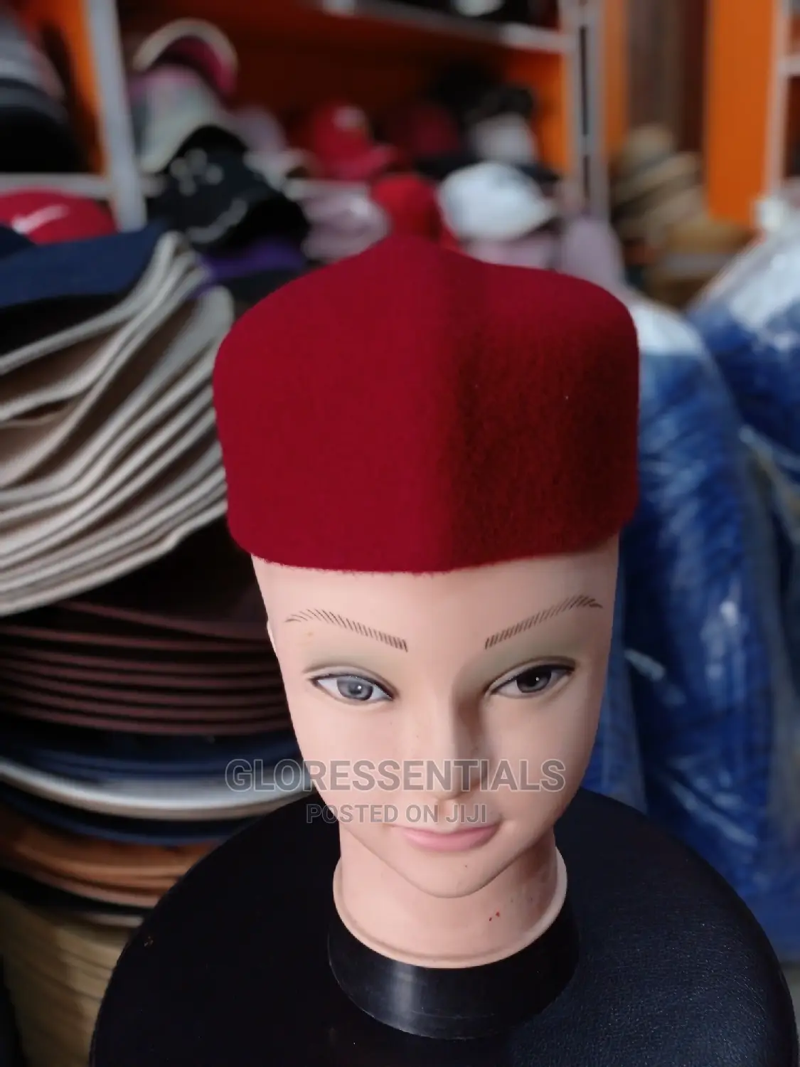 Original Ozor Traditional Men Cap Red
