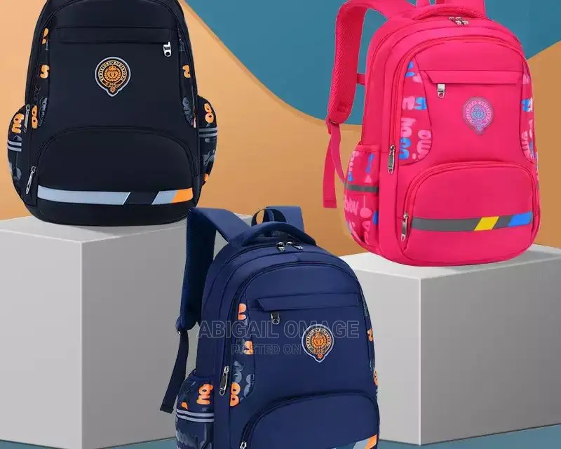 Pattern Side School Bag