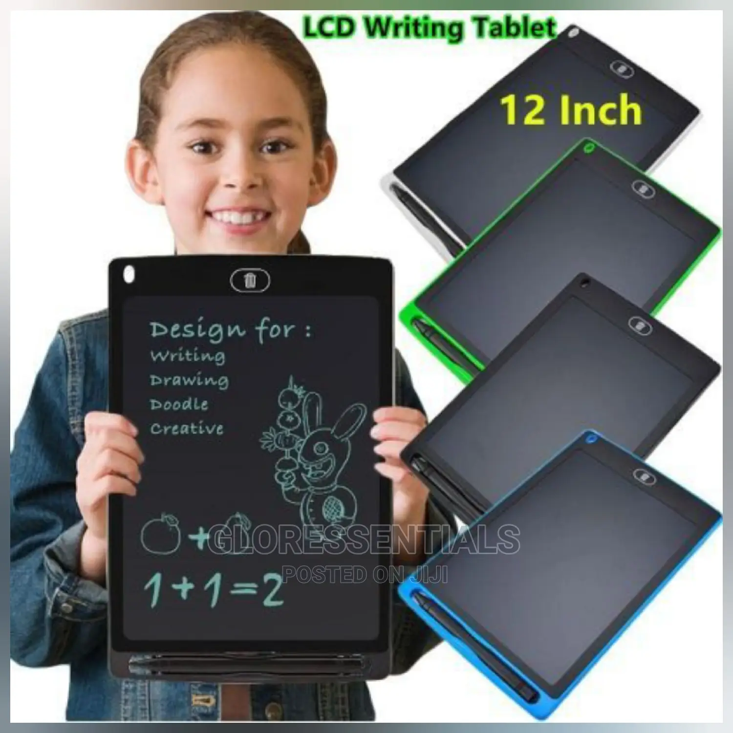 Kids Erasable Drawing Board 12 Inch LCD Writing Tablet