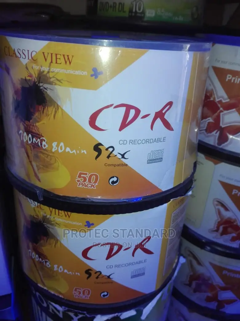 CD – Recordable By 50 Pieces