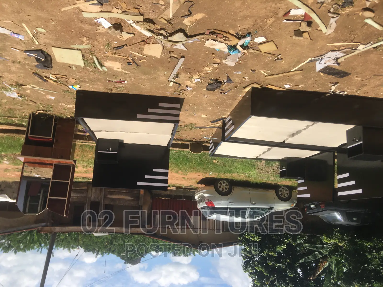 Affordable Bedframe 4 and Half Size With Nightstand