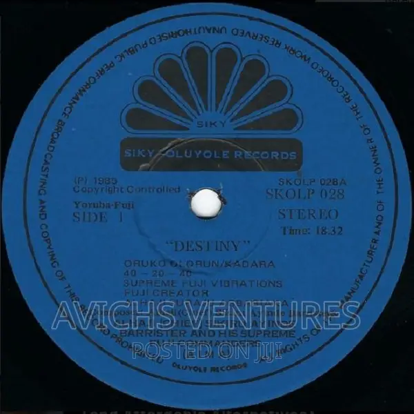 Alhaji (Chief) Sikiru Ayinde Barrister (A.I.M.A.) – Destiny