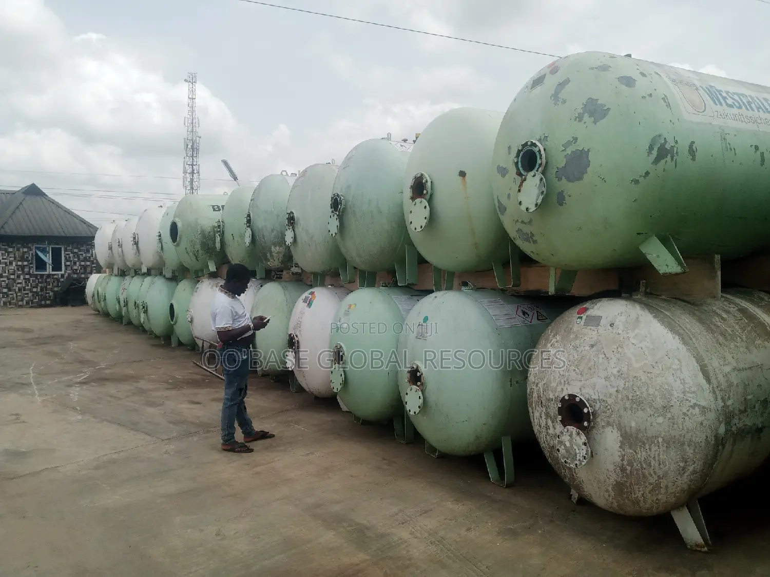 1.5tons LPG Storage Tank