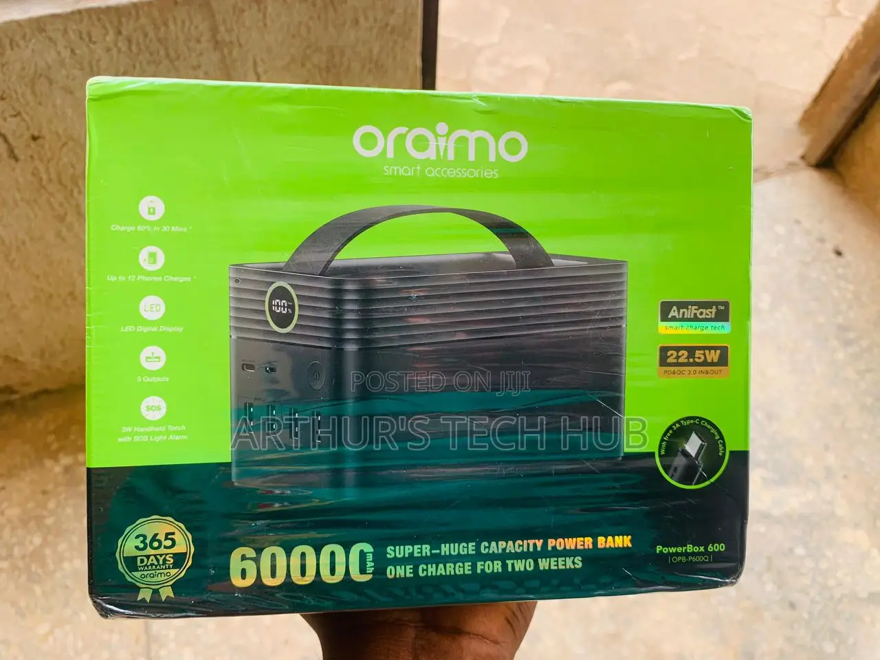 Oraimo 60,000mah Power Bank