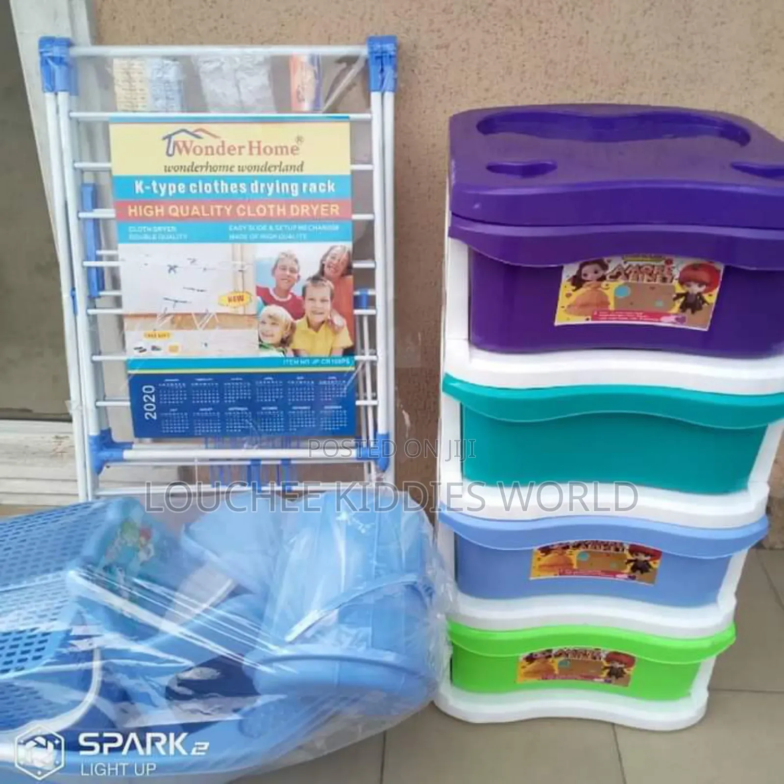 Baby Bath, Dryer and Wardrobe