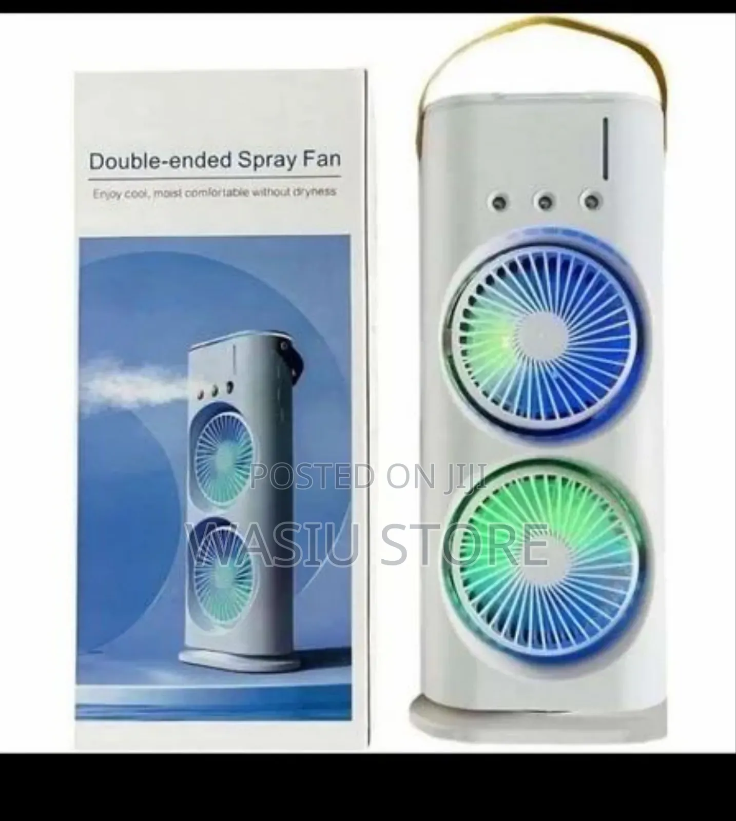Double Ended Mist Spray Cooling Fan