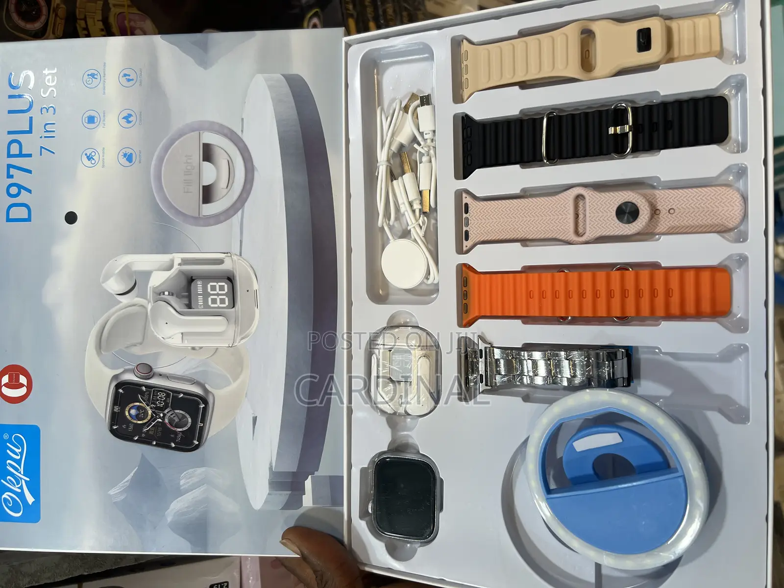 D97 Plus 7 in 1 Smart Watch