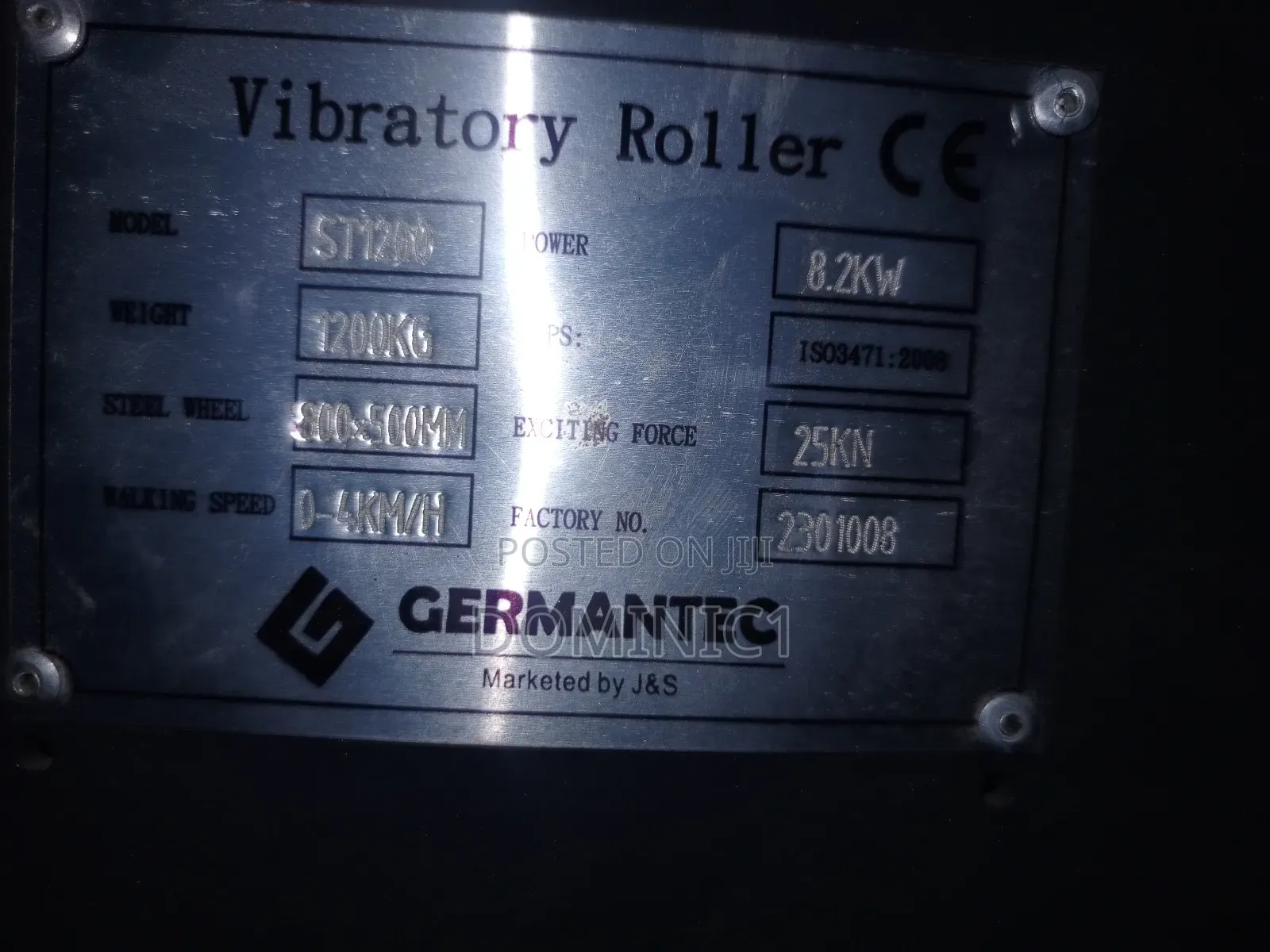 Vibratory Road Roller 1200kg Heavy Duty