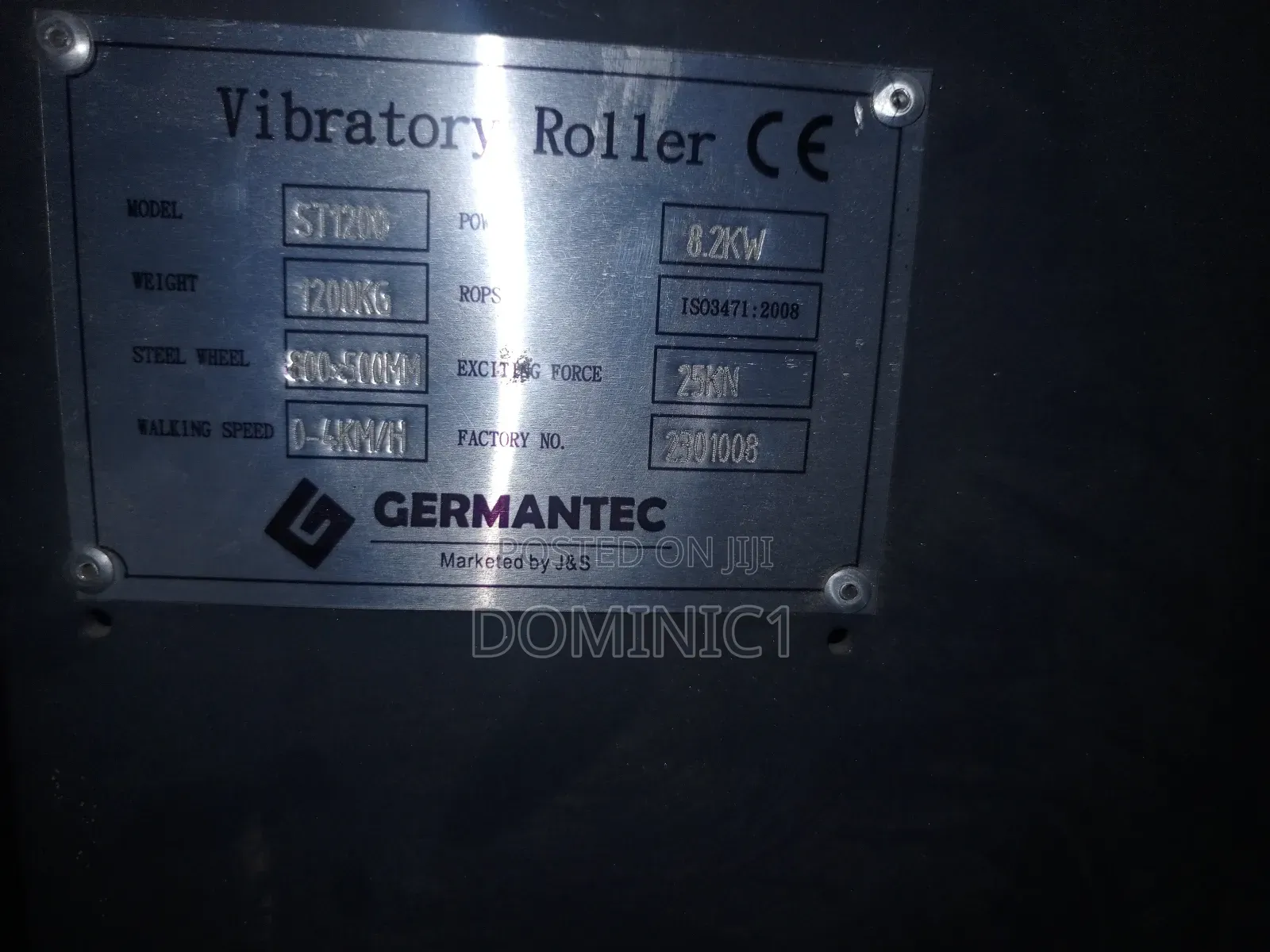 Vibratory Road Roller 1200kg Heavy Duty