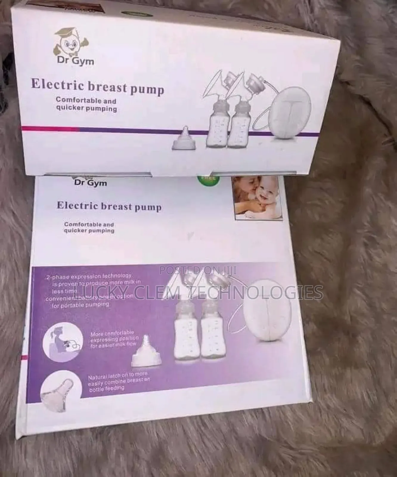 Dr Gym Electric Breast Pump(Double With Usb)