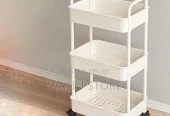 3 Tier Plastic Home Kitchen Trolley