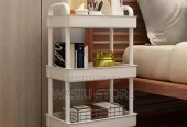 3 Tier Plastic Home Kitchen Trolley