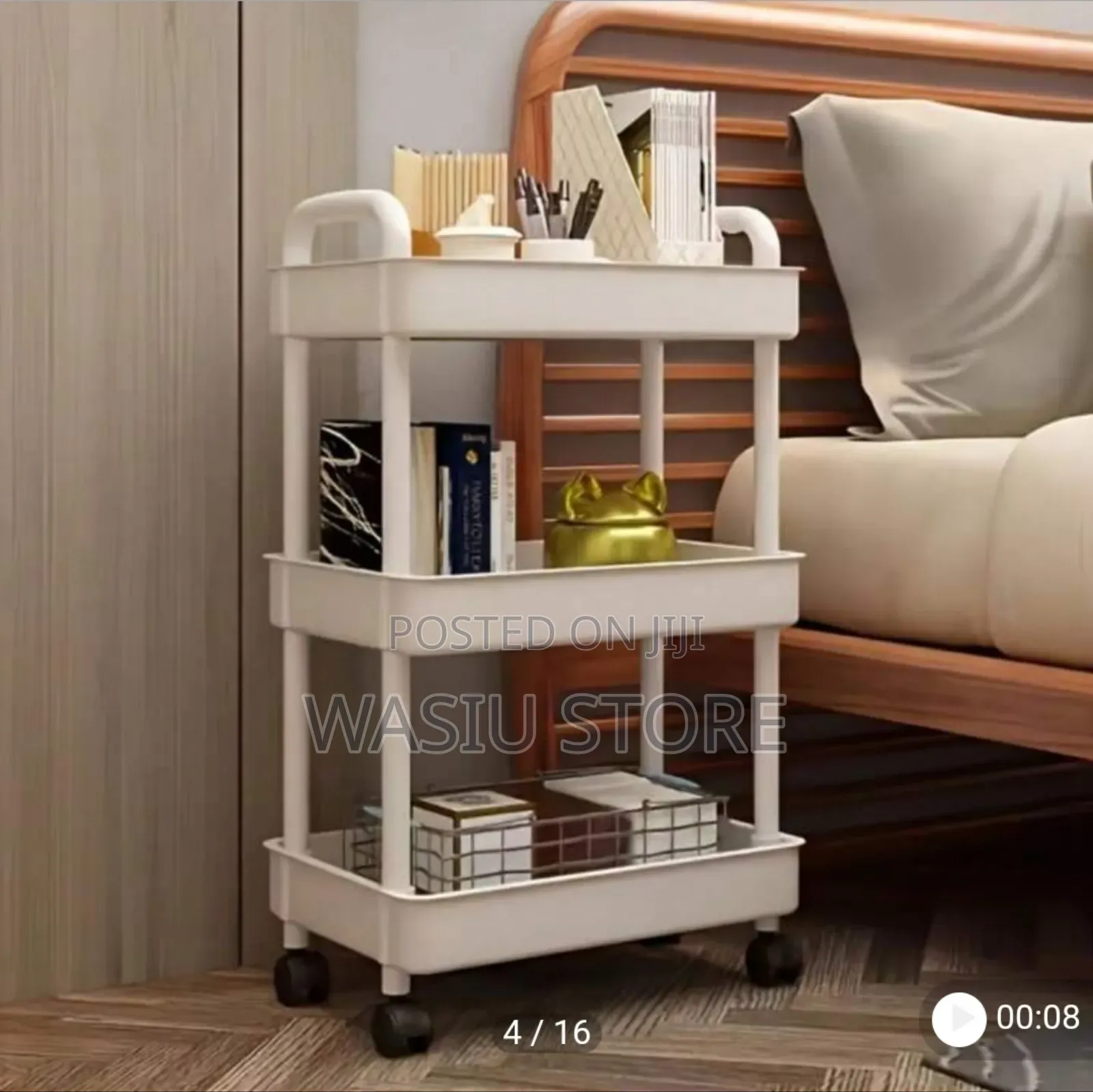 3 Tier Plastic Home Kitchen Trolley