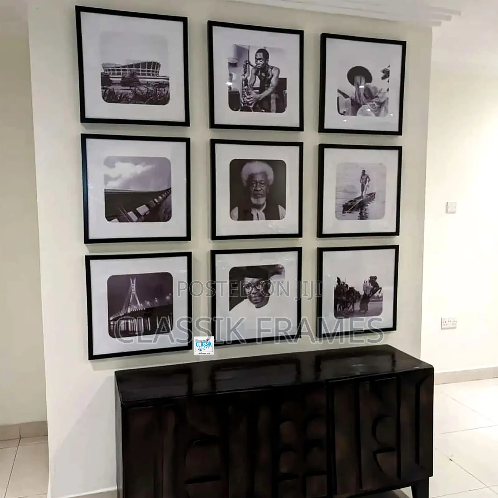 Hd Frame B/White Picture Framing Wall Arts