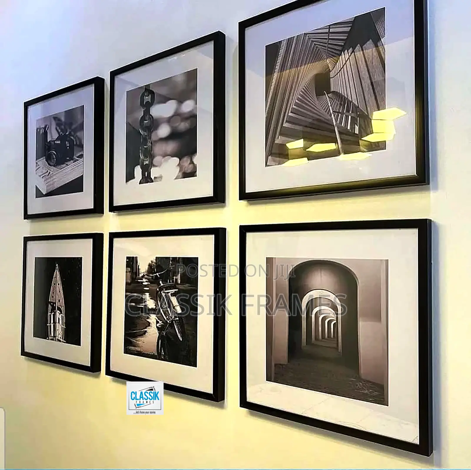 Hd Frame B/White Picture Framing Wall Arts