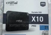 Crucial 2tb X10 Pro Portable SSD 2100mbps
