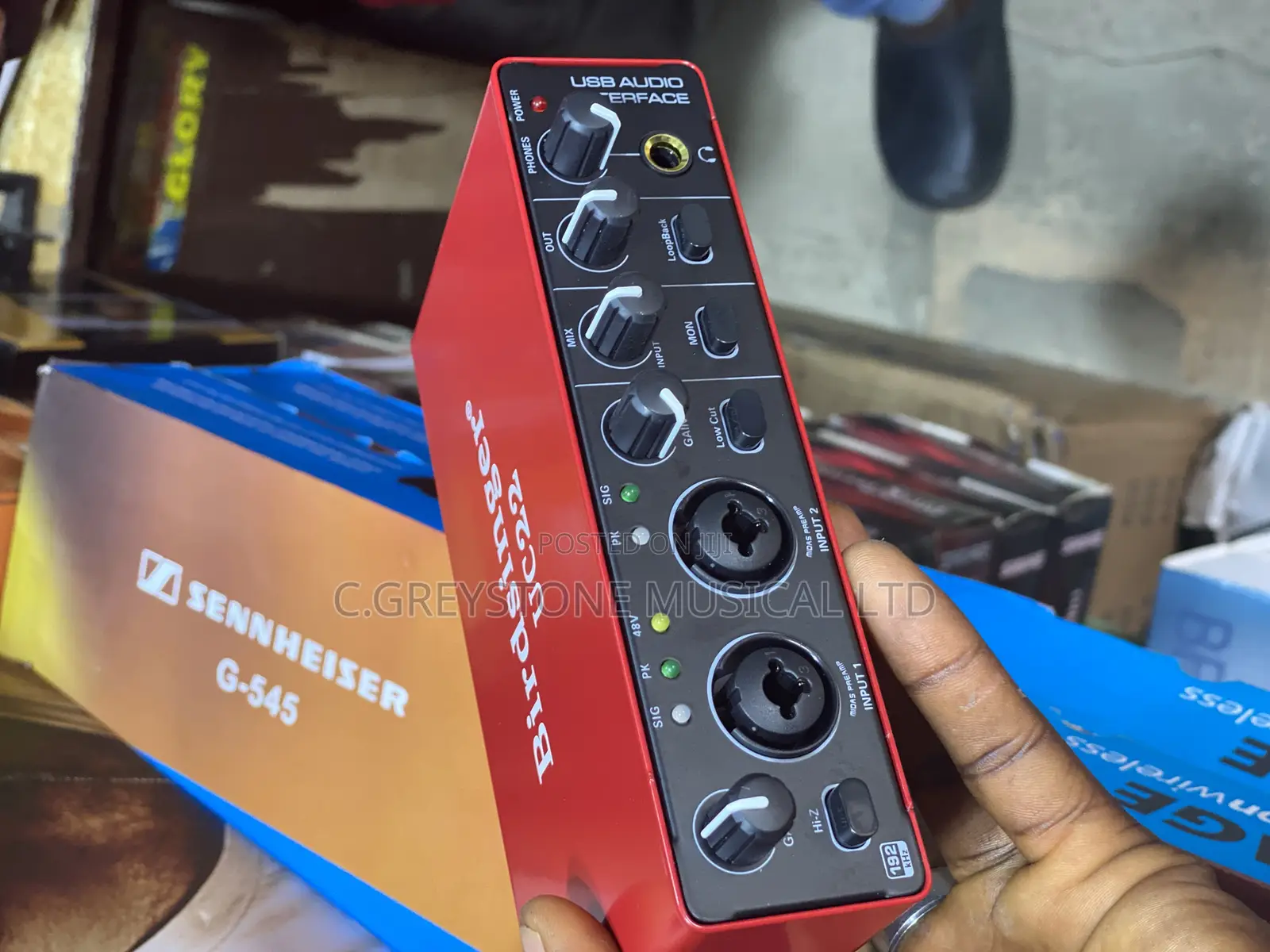 Birdsinger Sound Card Uc-22 Red