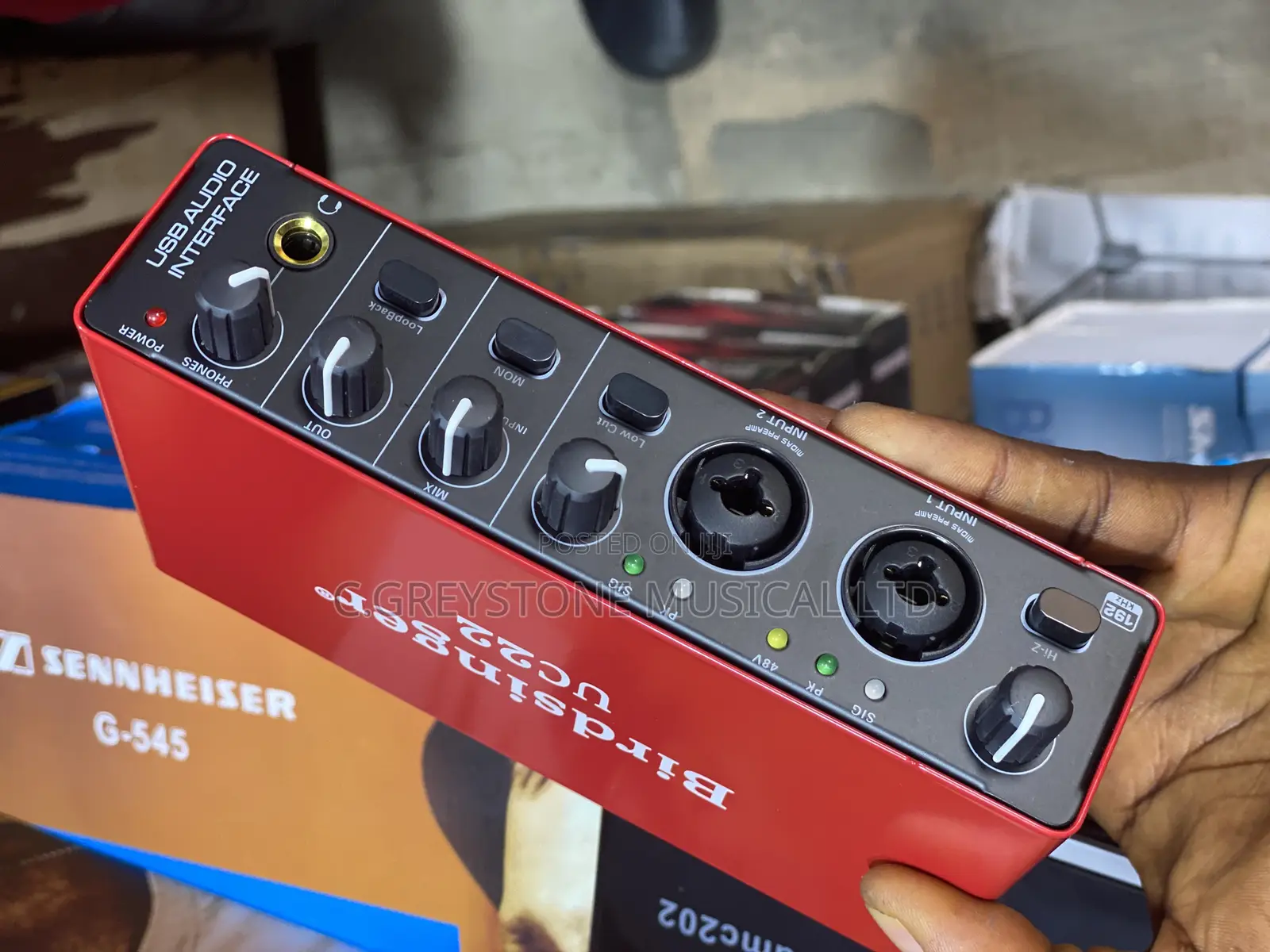 Birdsinger Sound Card Uc-22 Red