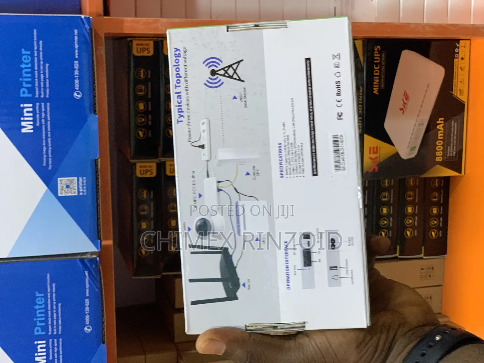 Olax Smart Mini DC UPS Pro 24watts 20000mah