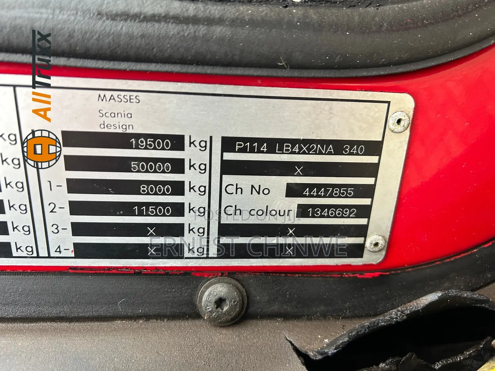 Foreign Used Scania 114 340