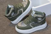Camouflage Hightop Sneakers for Kids