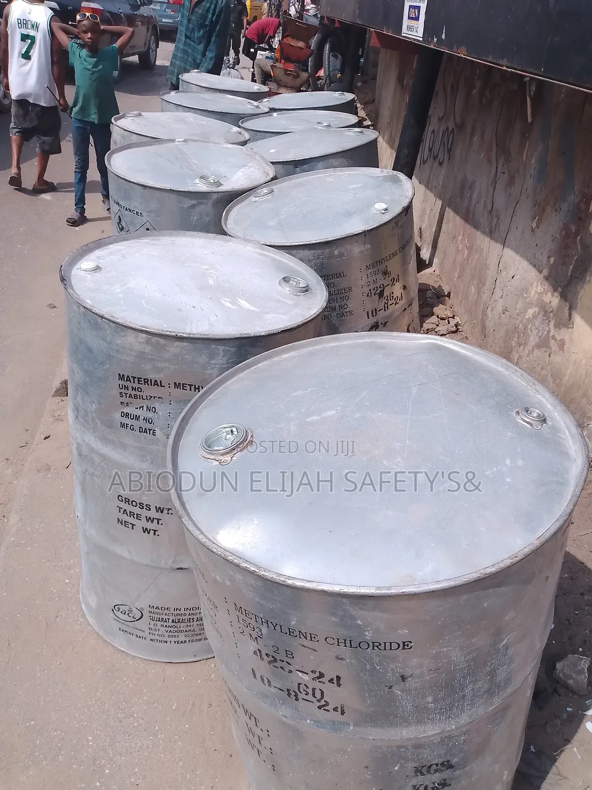 Original Galvanized Empty Iron Metal Drum 200 Litres