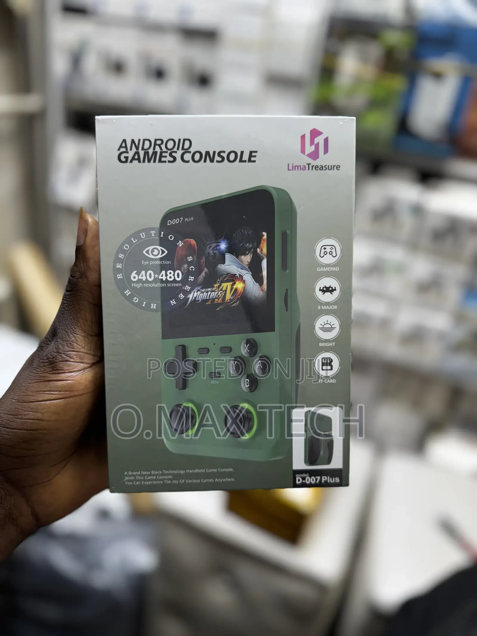 D007 Plus 3.5 Inch IPS Screen Handheld Game Consoles