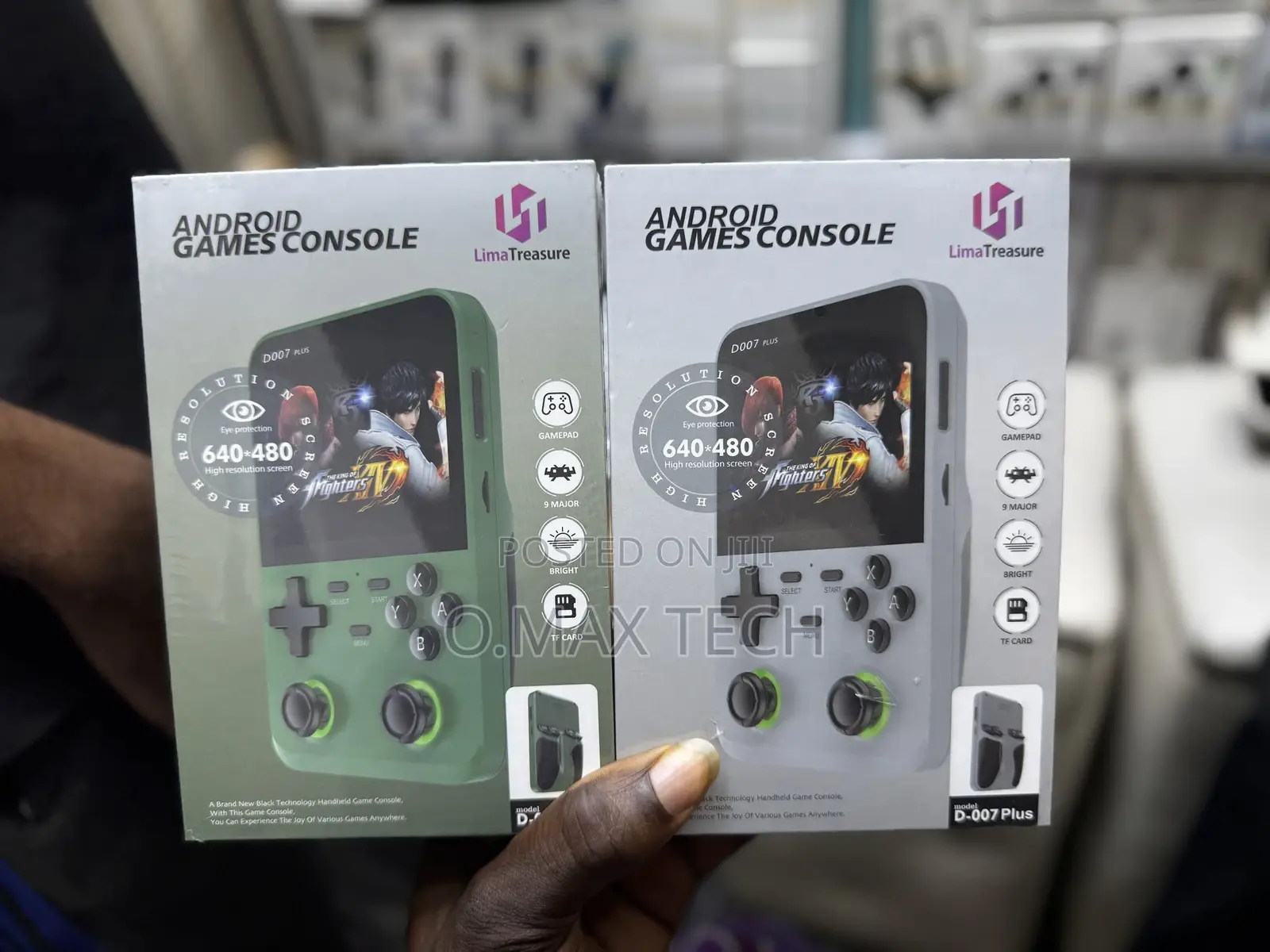 D007 Plus 3.5 Inch IPS Screen Handheld Game Consoles