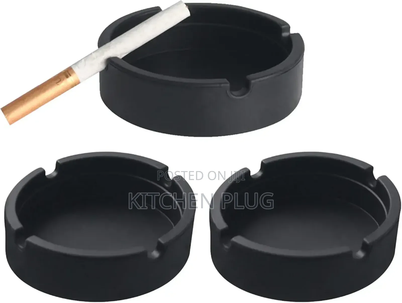 New Portable Rubber Silicone Ashtrays