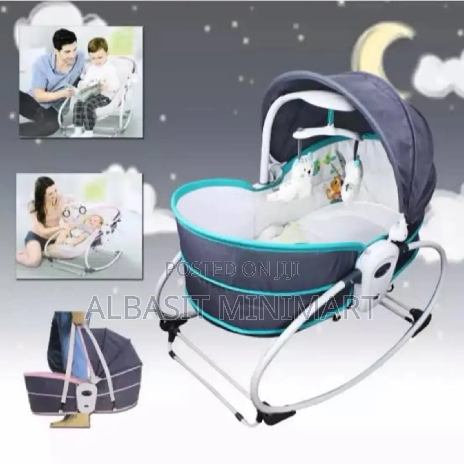 5in1 Mastela Baby Bassinet Rocker