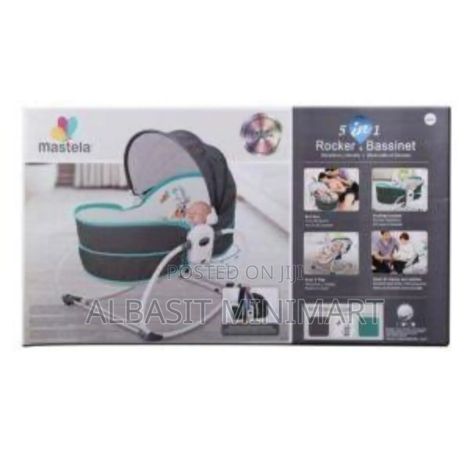 5in1 Mastela Baby Bassinet Rocker