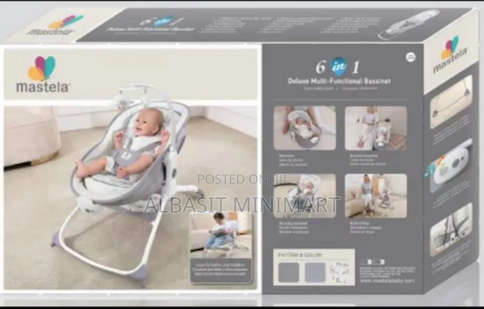 6in1 Mastela Baby Bassinet Rocker