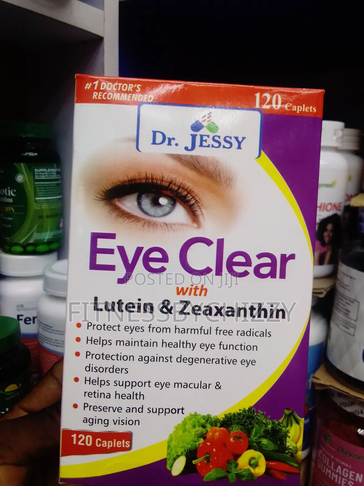 Dr Jessy Eye Clear Lutein and Zeaxanthin X 120 Capsules