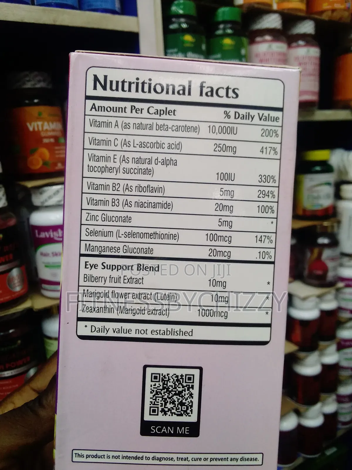 Dr Jessy Eye Clear Lutein and Zeaxanthin X 120 Capsules