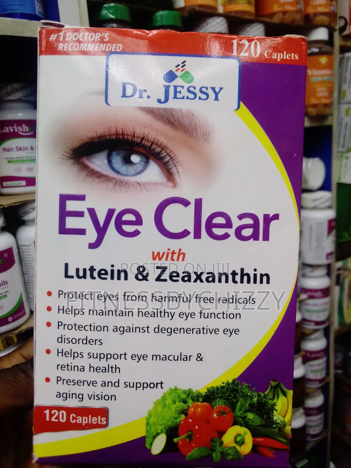 Dr Jessy Eye Clear Lutein and Zeaxanthin X 120 Capsules