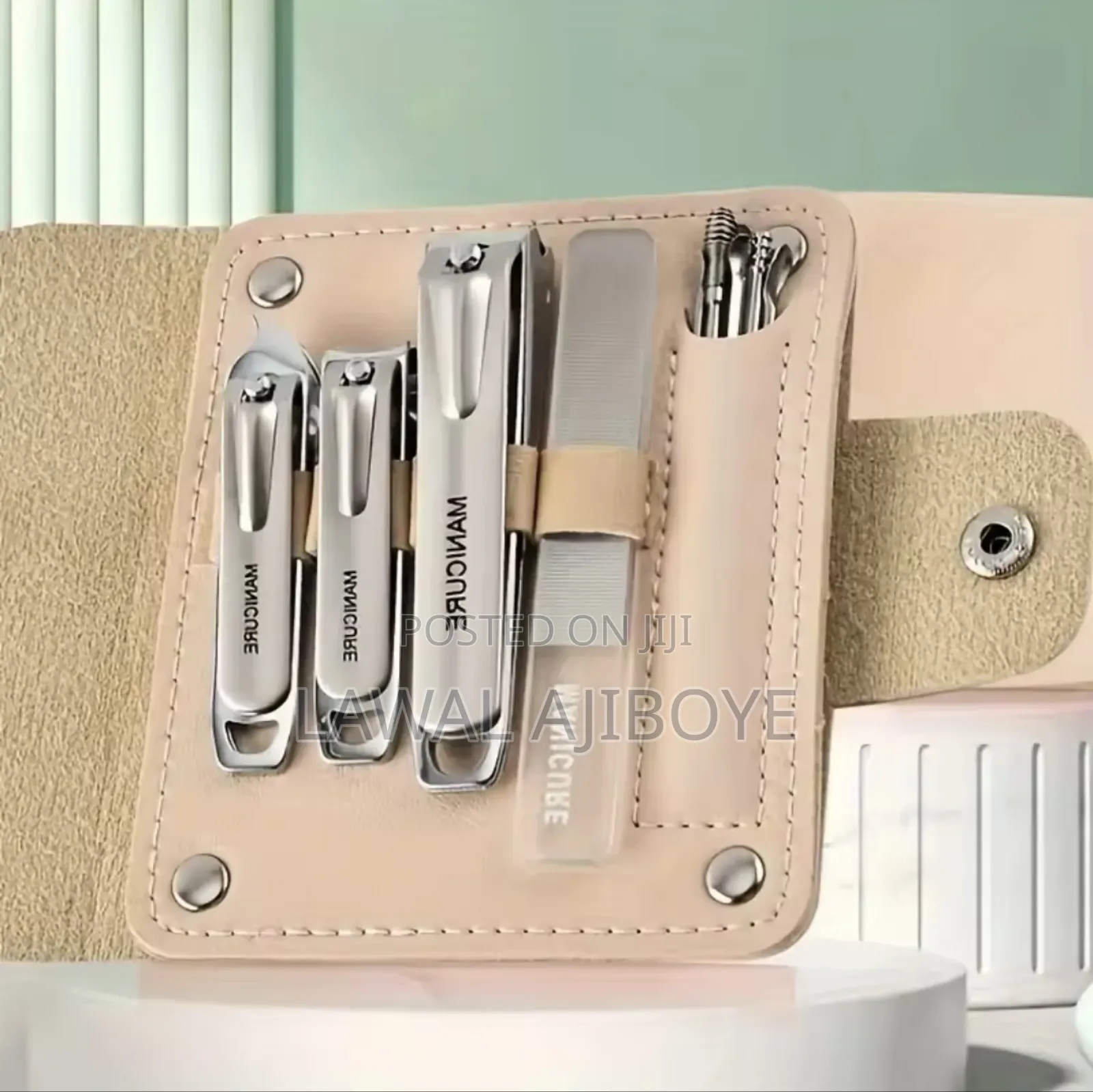 Deluxe 10pcs Nail Care Set Stainless Steel Manicure And Pedi
