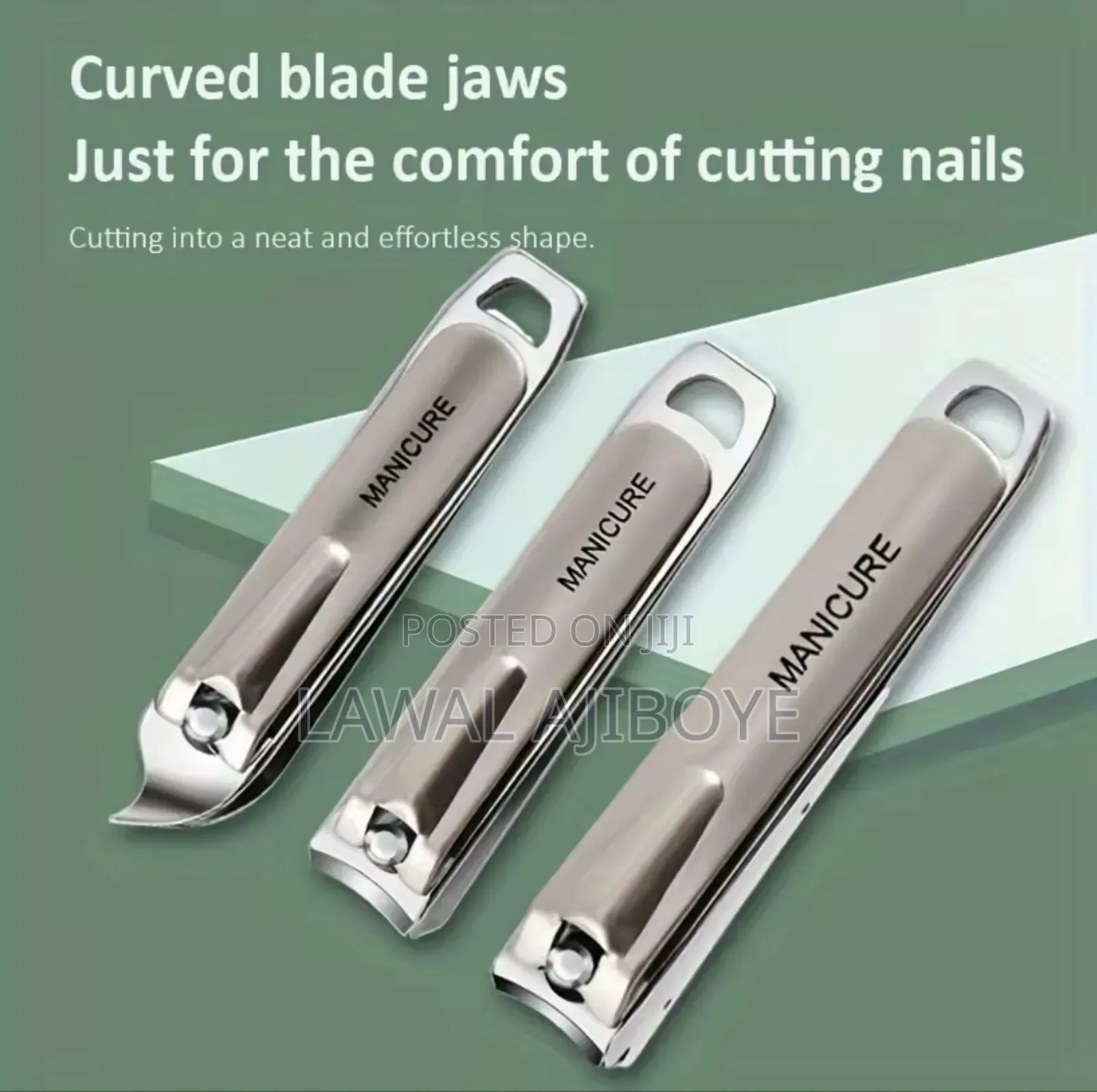 Deluxe 10pcs Nail Care Set Stainless Steel Manicure And Pedi