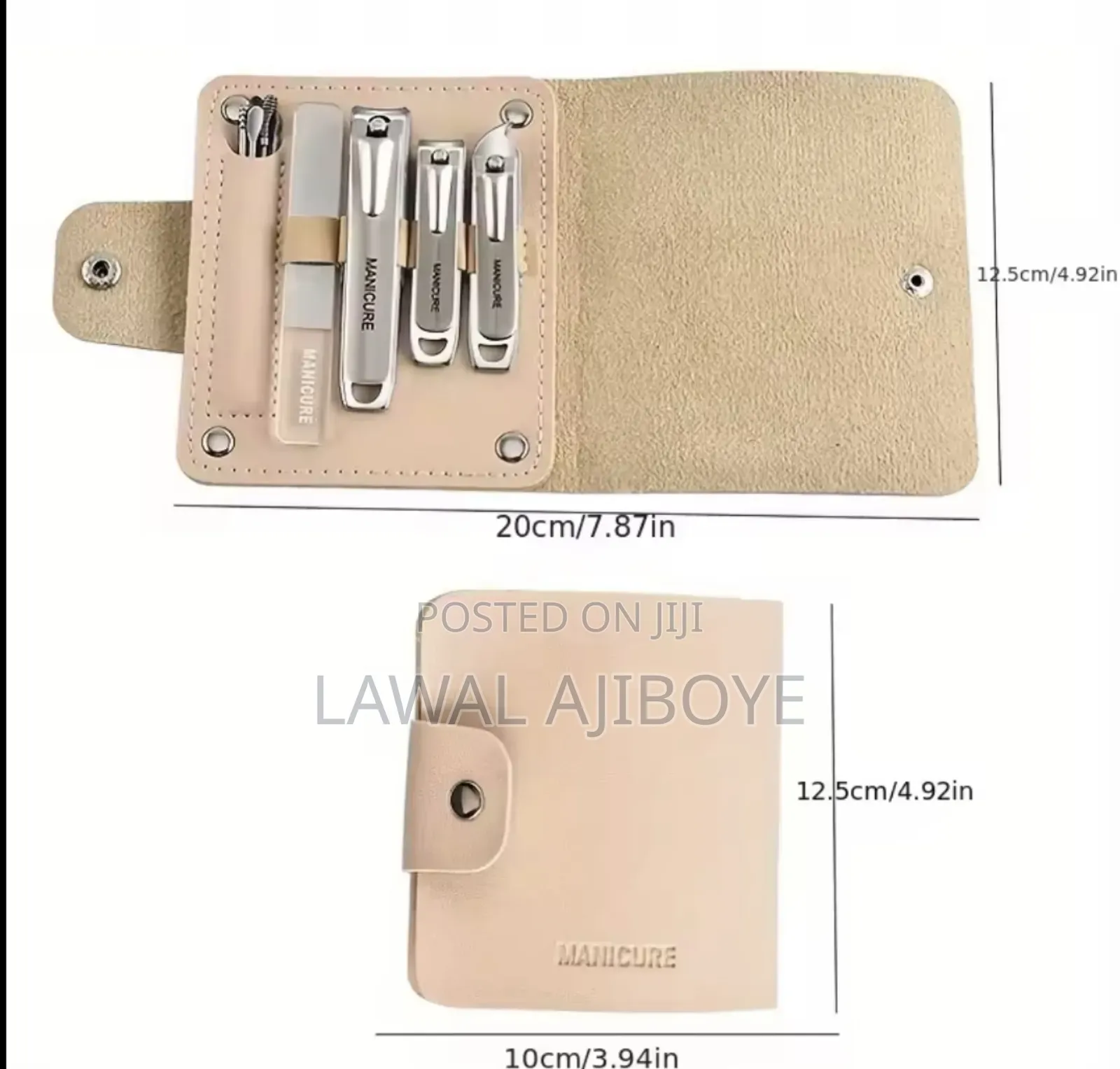 Deluxe 10pcs Nail Care Set Stainless Steel Manicure And Pedi