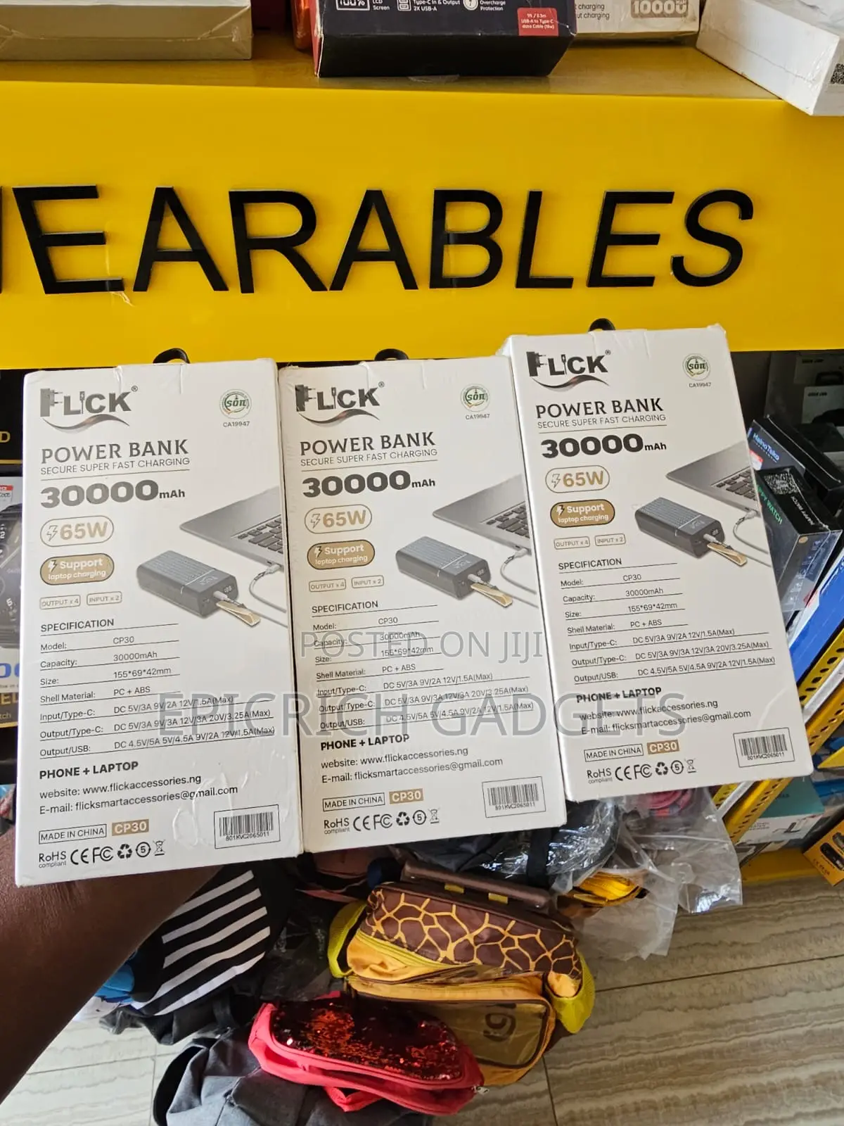 Flick 65W Laptop Powerbank