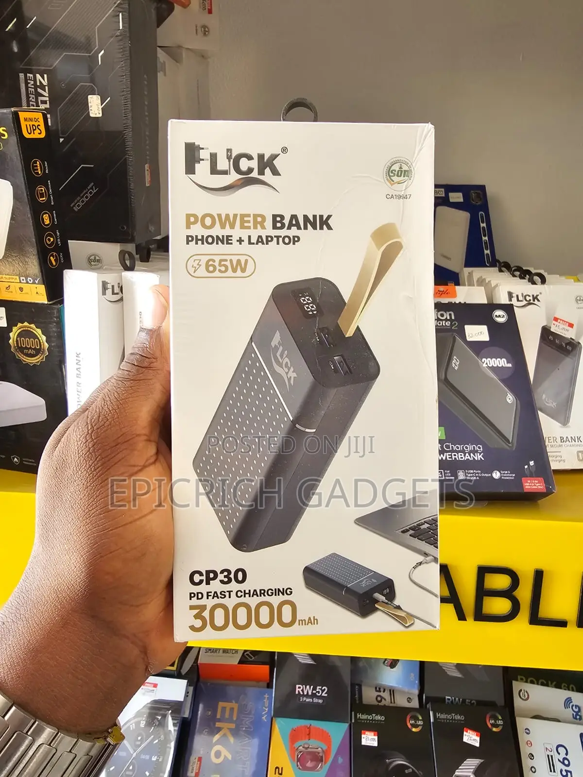 Flick 65W Laptop Powerbank