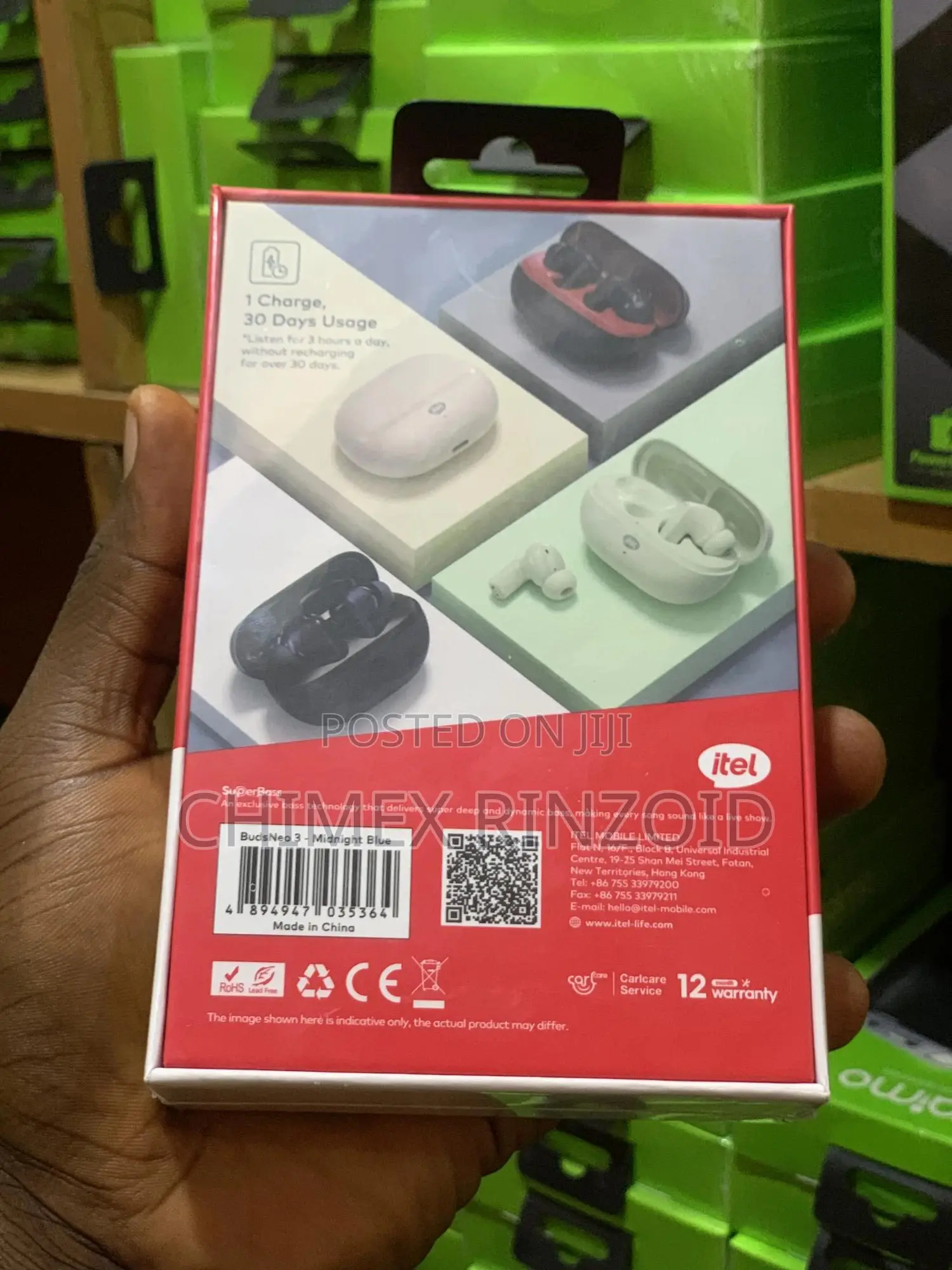 Itel Budsneo 3 Earpods