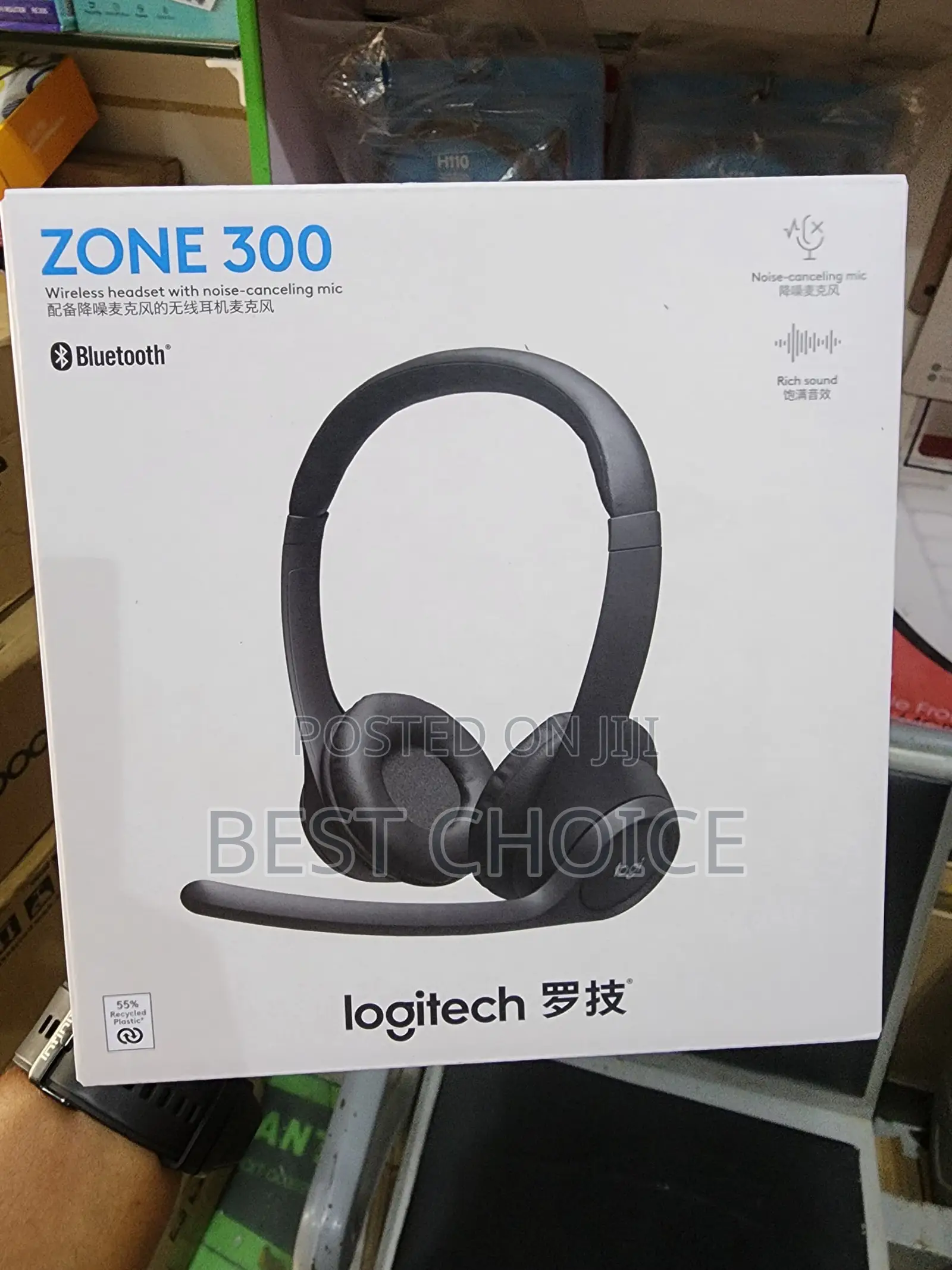 Zone 300 Wireless Bluetooth Headset Logitech