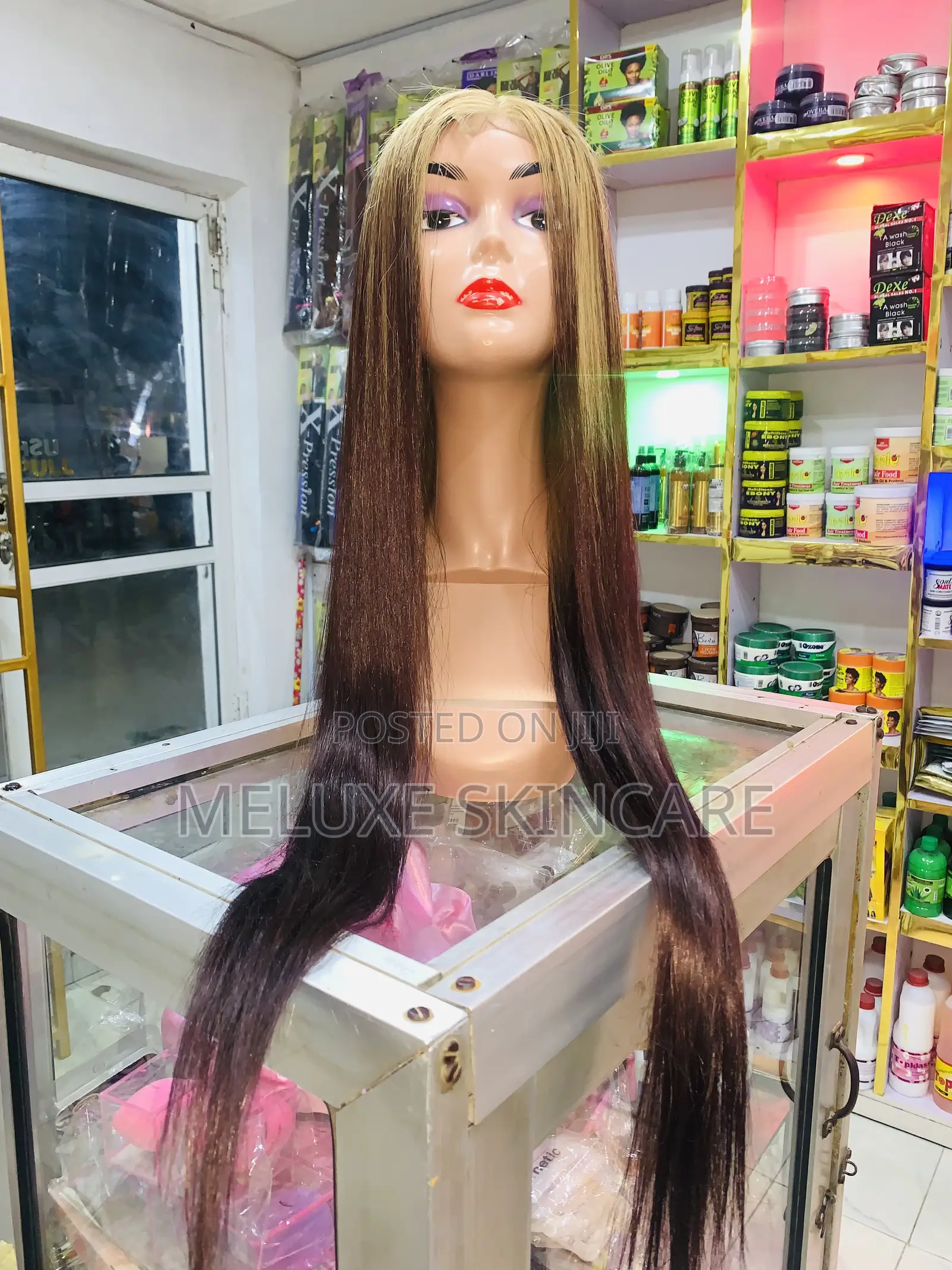 Bone Straight Human Hair Blend