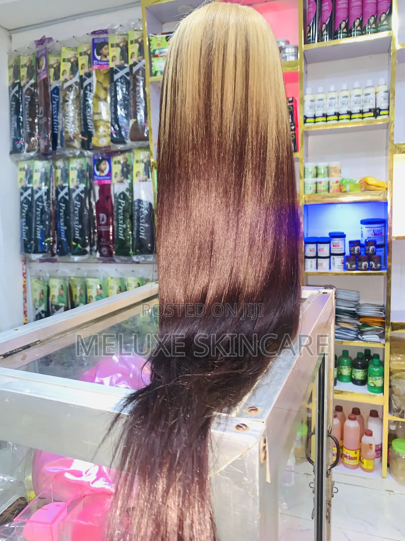 Bone Straight Human Hair Blend