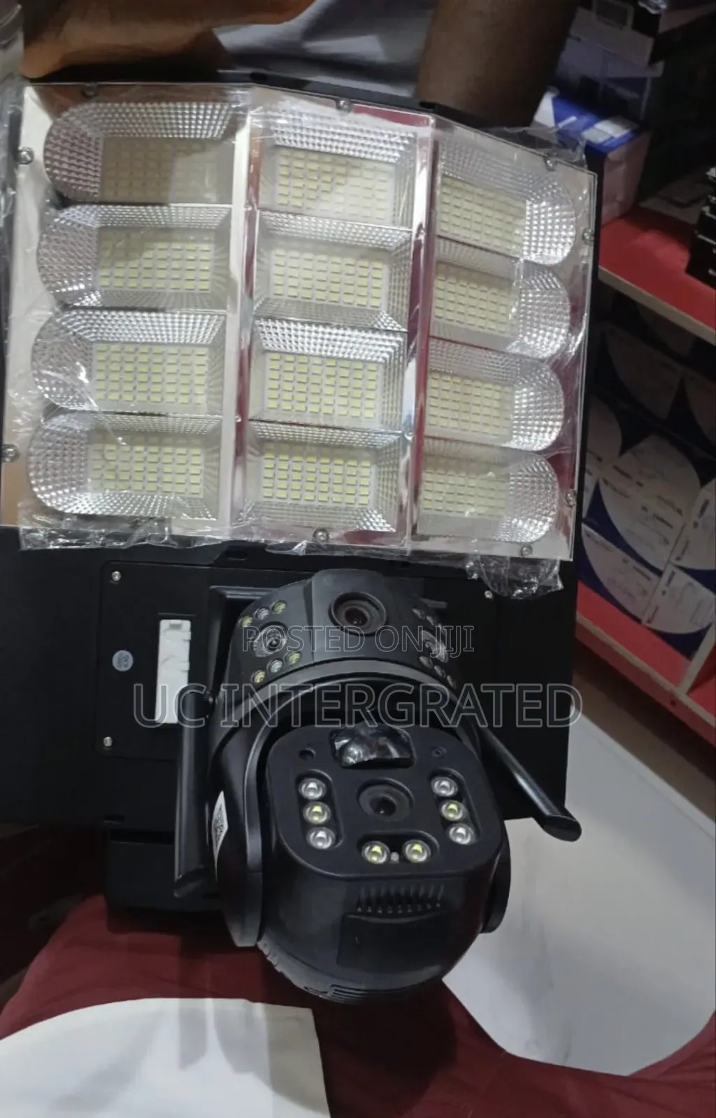 Triple Lens 4g Solar Street Light Camera Wireless