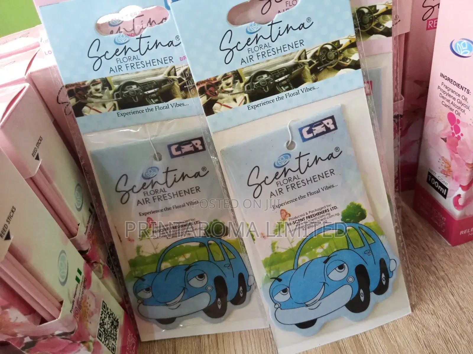 Scentina Floral Car Air Freshener