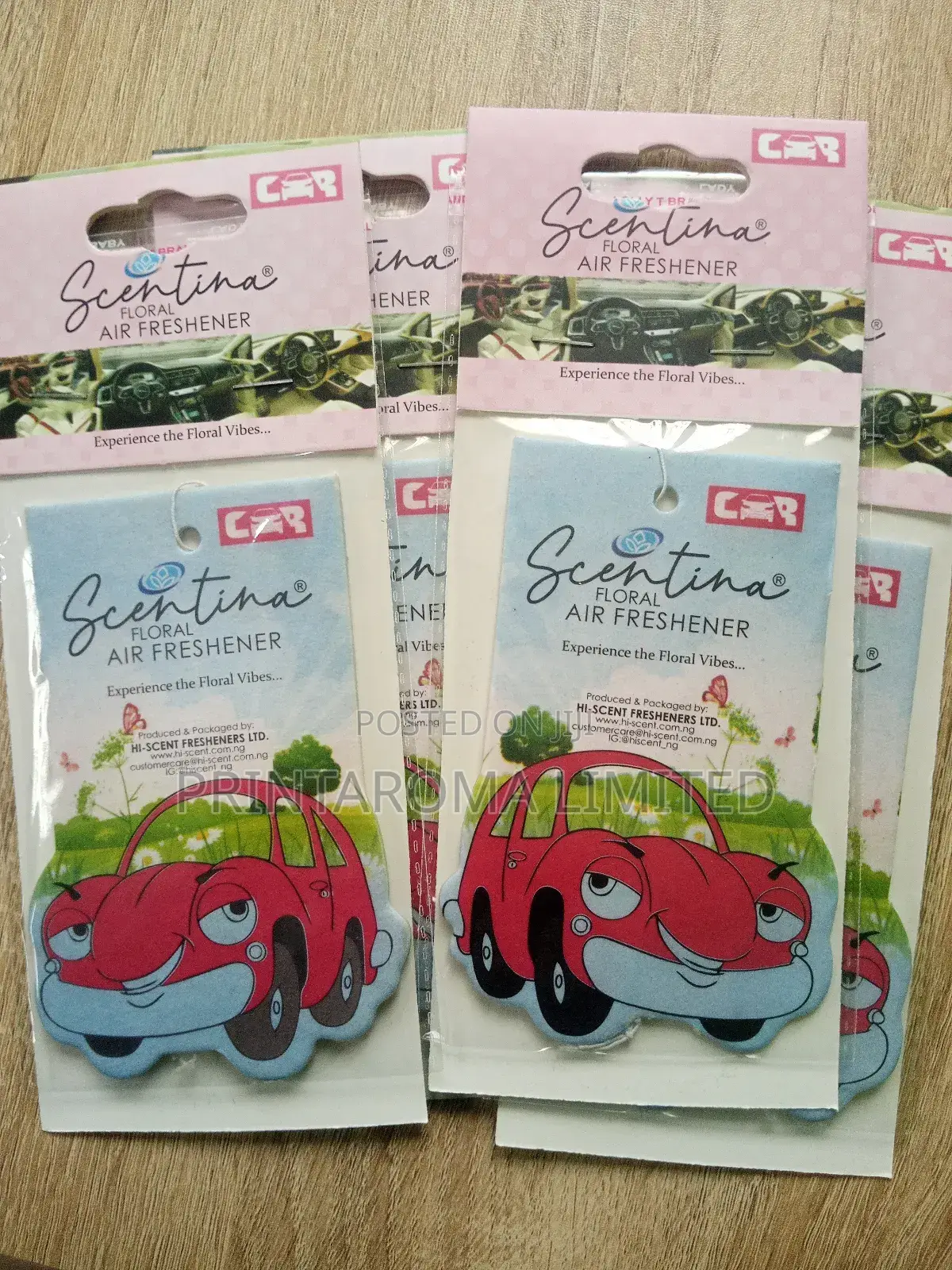 Scentina Floral Car Air Freshener