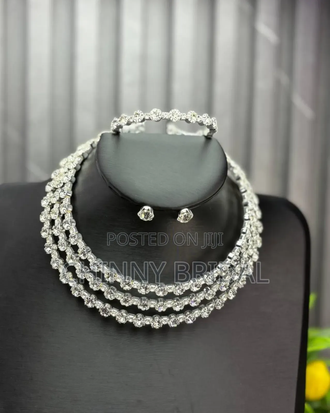 Choker Silver Set Jewelry