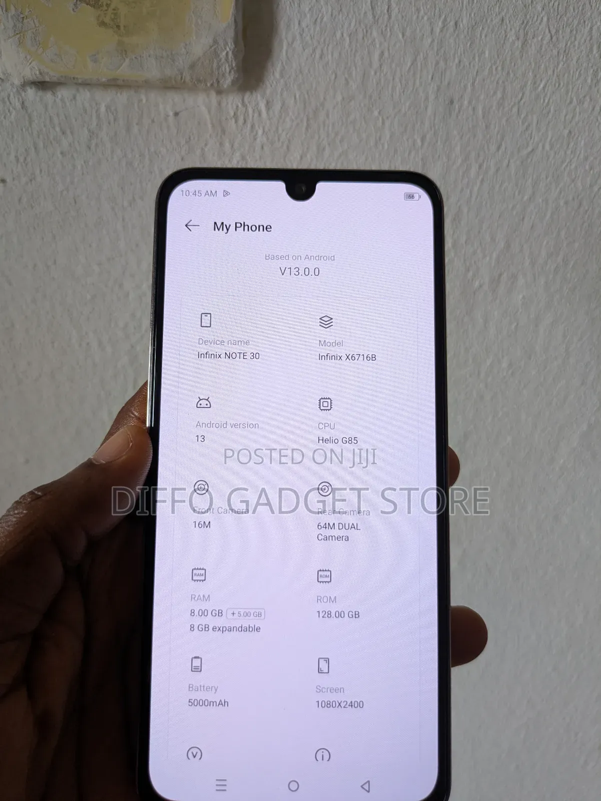 Infinix Note 30 128 GB Rose Gold