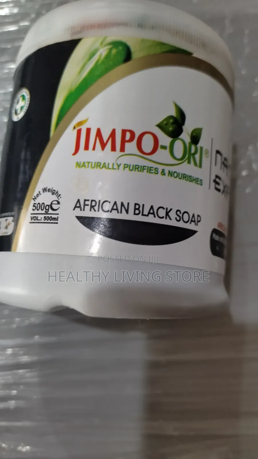 Jimpo Ori Natural African Black Soap (500g)